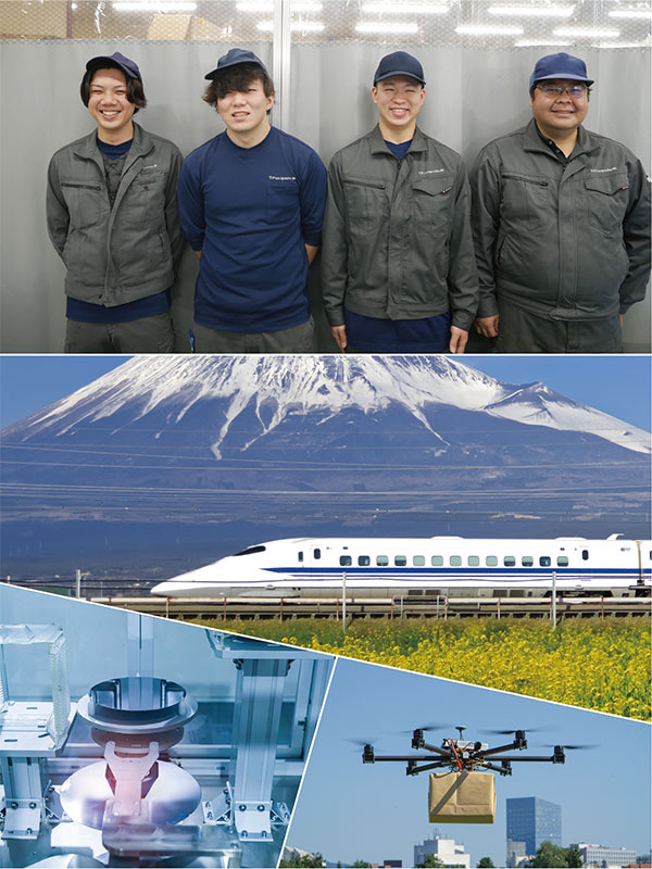 製造スタッフ（社会人未経験歓迎）◆残業月平均10時間以内／年間休日120日／新幹線の部品なども製造イメージ1