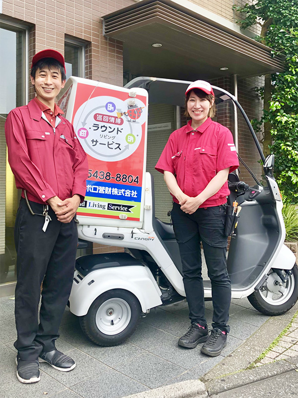 マンションの巡回スタッフ◆基本16時上がり／完休3日制／直行直帰／入社祝金8万円／2年連続給与UPイメージ1