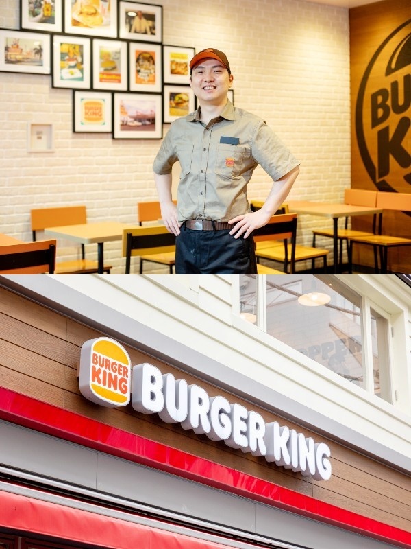 『BURGER KING』の店長候補◆1年目で月給30万円以上＆早期昇進者が多数／グローバルブランドイメージ1