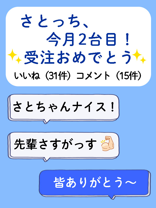 カーライフプランナー◆家賃補助／2年目想定年収650万円／平均残業月14.5時間／賞与3ヶ月イメージ1