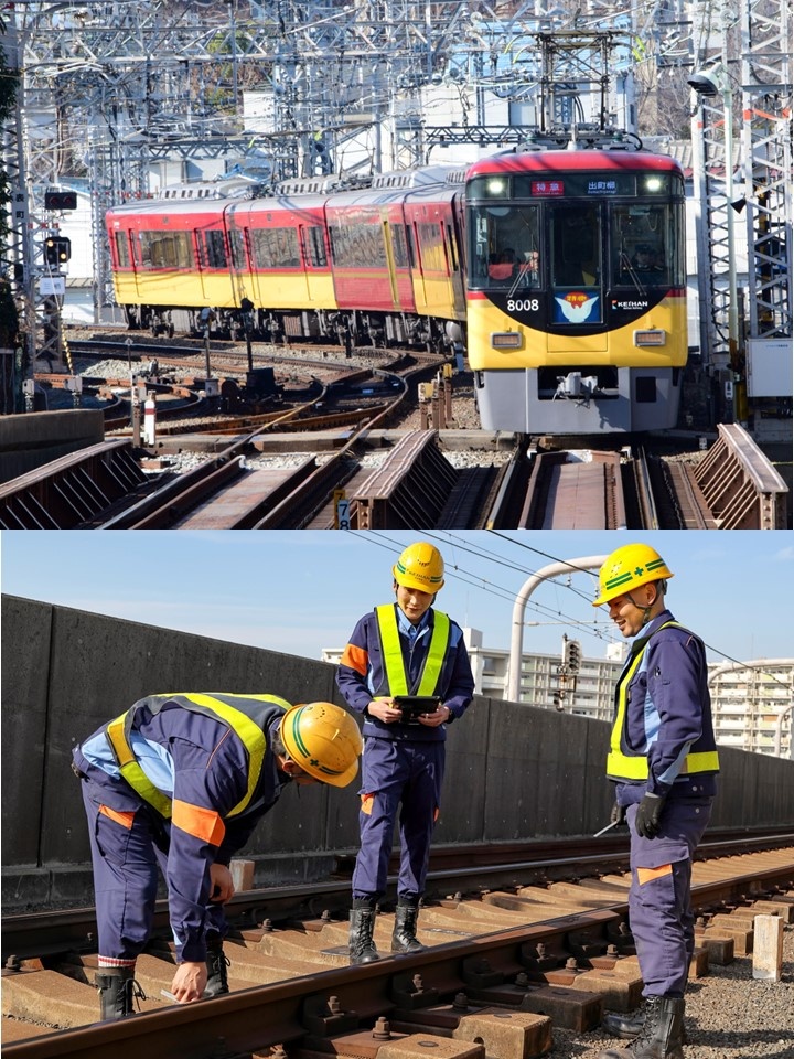 京阪電気鉄道の設備管理（線路の点検など）◆未経験歓迎／年間休日125日／完休2日制／土日祝休みイメージ1