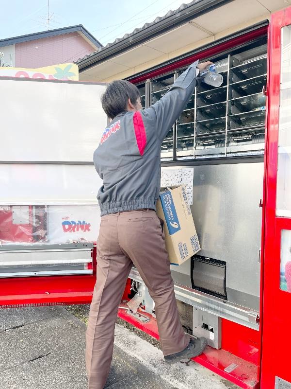 自動販売機のルートセールス（飲料補充を担当）◆いわき勤務／未経験歓迎／基本土日休／インセンティブありイメージ1
