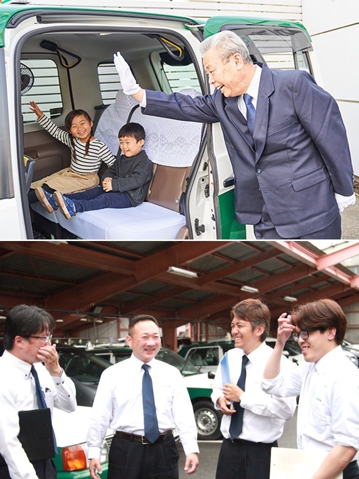 タクシー乗務員◆アプリ・電話予約7割で未経験も安心／月10日休で年休125日／定着率業界屈指の96%イメージ1
