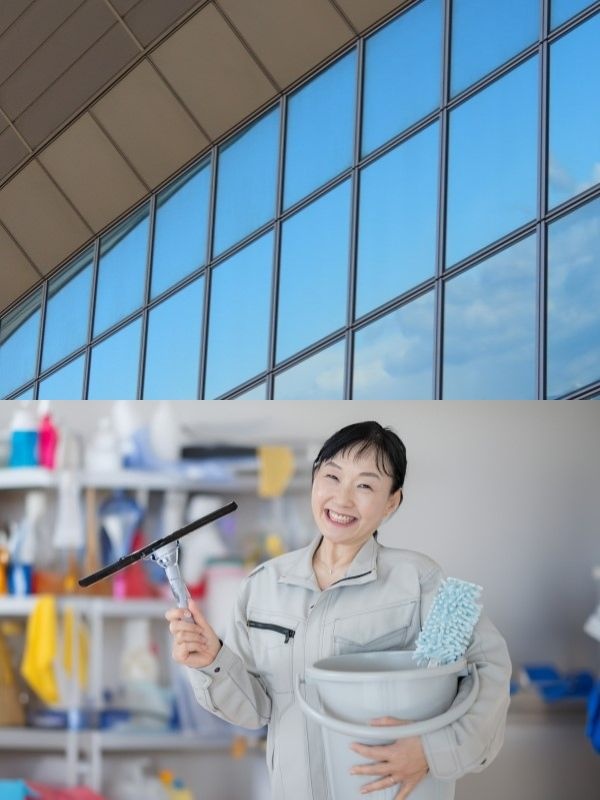 清掃スタッフ（洗浄機での床清掃などがメイン）◆未経験でも月給26万円～／残業ほぼなし／髪型・髪色自由イメージ1