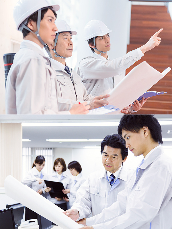 施工管理アシスタント（未経験歓迎）◆完週休二日制／年間休日120日／残業20時間以内／退職金制度ありイメージ1