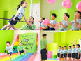 体操教室のインストラクター◆幼児～小学生がメイン／残業10時間程度／月給28万円～／長期休暇取得可2