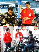 バイクアドバイザー◆昨年賞与最大4.4ヶ月／月1000円の寮完備／完休2日／残業月13h／ノルマなし1