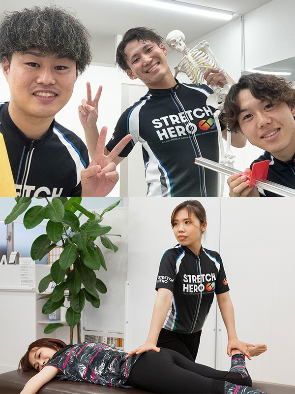 ストレッチトレーナー◆メディアで話題のストレッチ専門店／研修充実／残業少なめ／完全週休2日制イメージ1