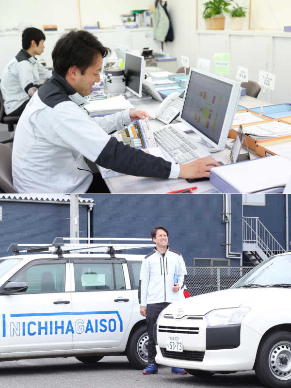 外装工事のルート営業◆上場グループ/賞与昨年度実績4.4ヶ月分以上/土日祝休み/残業ほぼなし!イメージ1