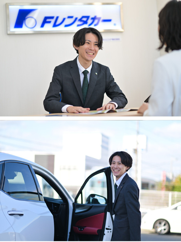 法人向けレンタカーの対応スタッフ◆個人ノルマなし／年休120日以上／有休消化率84.8％イメージ1