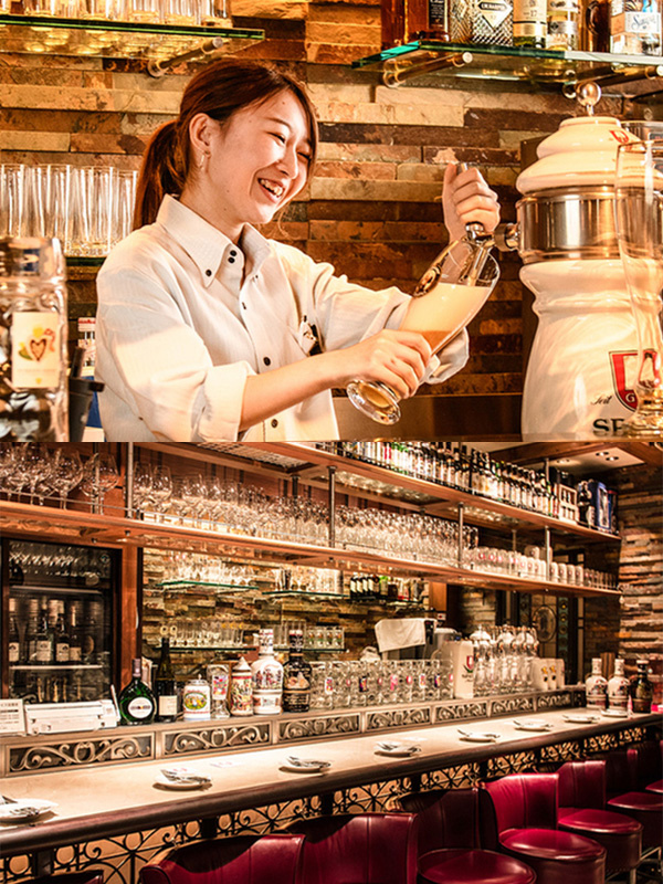 西洋風レストランの店舗運営スタッフ◆未経験でも月給30万円スタート／月8休／未経験歓迎／早期昇進も可イメージ1