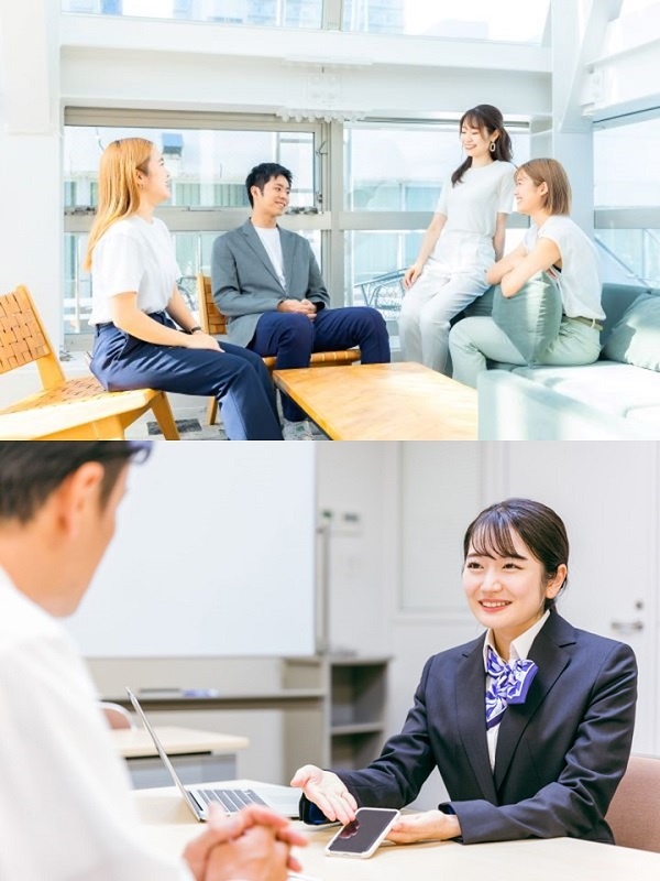 スマホの案内スタッフ（未経験歓迎）◆完全週休2日制／残業月10時間以下／Web面接1回のみイメージ1