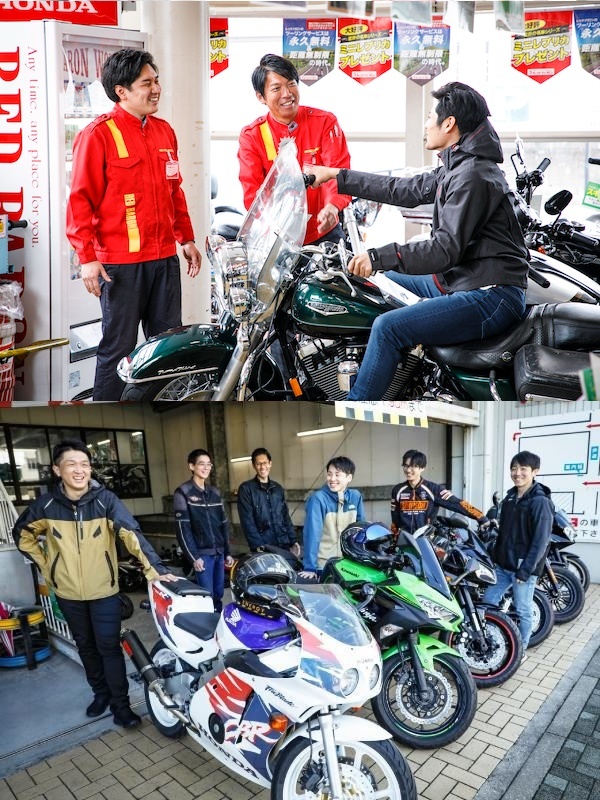 バイク販売店の店舗運営スタッフ◆完休2日/昨年賞与最大4.4ヶ月/残業月13h/30年以上毎年昇給中イメージ1