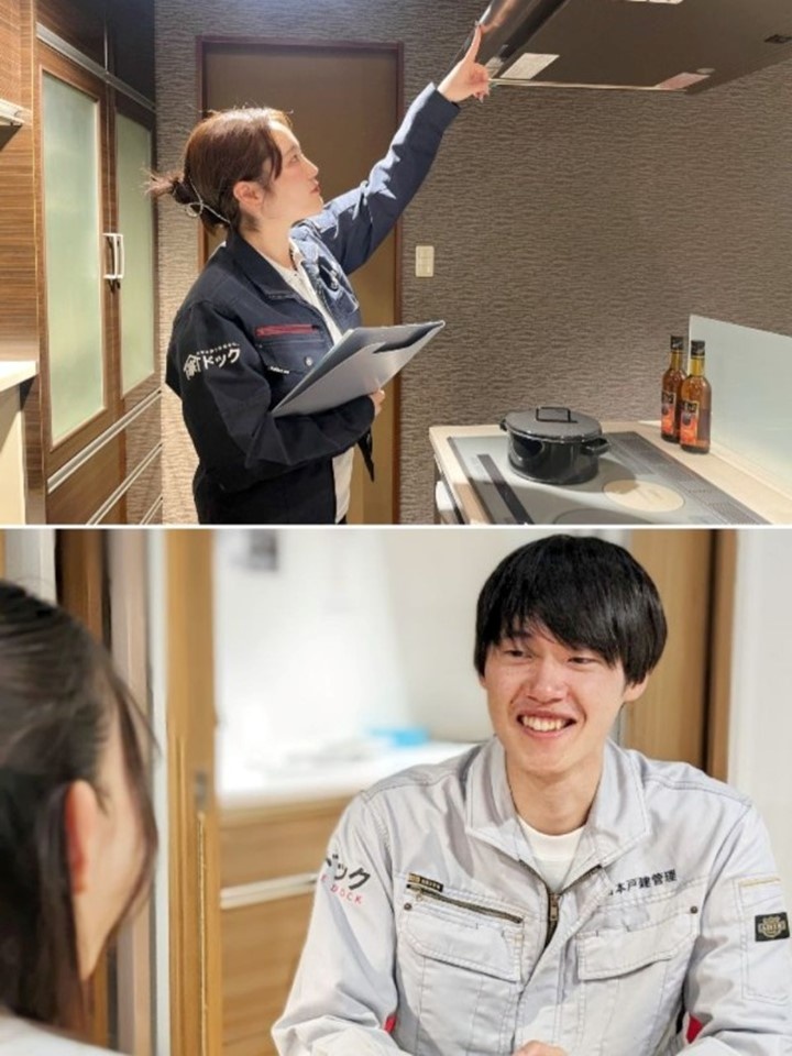 住宅の点検スタッフ◆年間休日126日／未経験から月給28万円～／完全週休2日制／約3ヶ月の研修あり！イメージ1