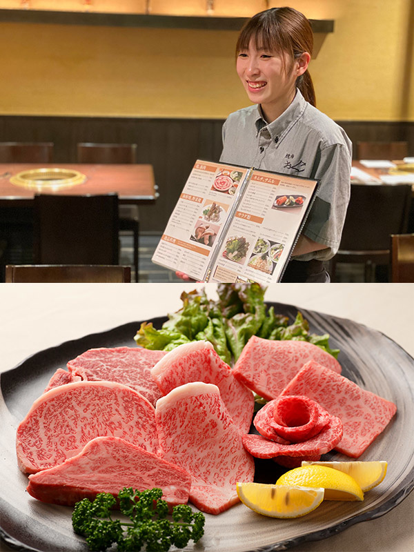 焼肉店の店長候補◆月給35万円～45万円／完全週休2日制／賞与年3回／キャリアアップを応援！イメージ1