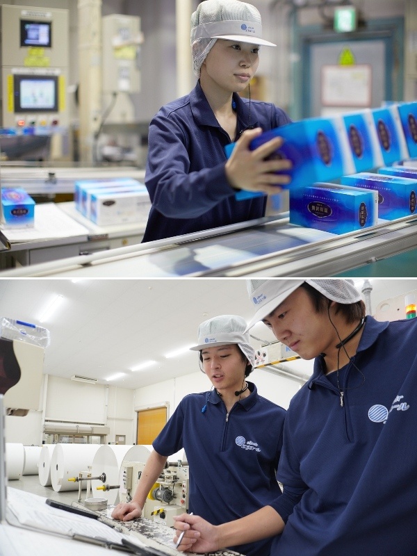 製造スタッフ（未経験歓迎）◆各種手当あり／シフト制／安定の大王製紙グループイメージ1