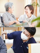 介護スタッフ◆残業月10h程／有休取得率100％／賞与実績3.4ヶ月分／社員寮＆駅からの送迎バスあり1