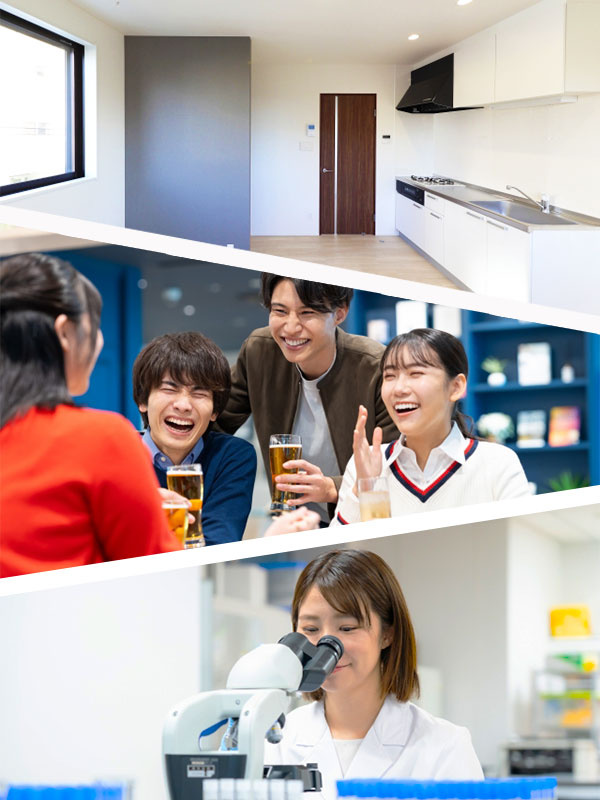 研究員◆住宅補助6.7万円、引越し代・帰省費用は会社が負担します！／年休126日／賞与約4ヶ月分イメージ1