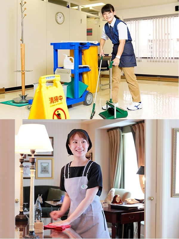 クリーンスタッフ（未経験歓迎）◆正社員デビュー歓迎／シフト制で15時退勤も可／ワークライフバランスイメージ1
