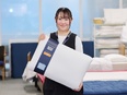 『エアウィーヴ』寝具の販売スタッフ◆年休121日／睡眠休暇／残業月5H／産休取得率100％／ノルマ無2