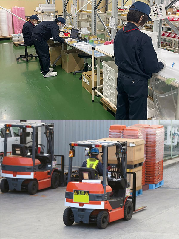 自社工場の倉庫作業スタッフ◆（未経験歓迎）◆年間休日127日／上場企業で正社員デビューイメージ1