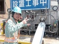 交通安全施設の作業員◆未経験OK／公共工事100％で安定／マイカー通勤OK3