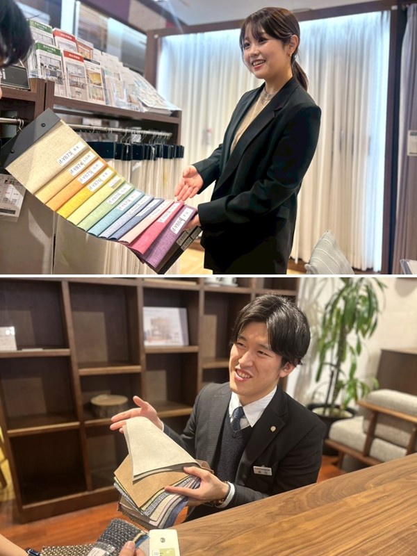 インテリアアドバイザー(未経験歓迎)◆残業5時間以内/賞与昨年度3ヶ月分/家族・住宅手当ありイメージ1