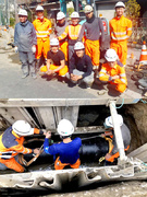 水道工事の作業スタッフ◆未経験歓迎／公共工事で安定性抜群／残業ほぼなし／社宅あり／面接1回のみ1