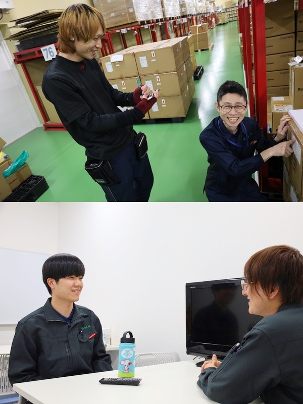 倉庫内作業スタッフ◆名証G/実質年132日休み/残業平均10h以下/日勤のみ/昨年度賞与実績4ヶ月分イメージ1