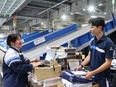 物流センターの管理スタッフ（荷物の伝票変更等を担当）◆定着率90％／年休120日／残業＆休日出勤自由3
