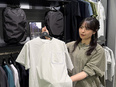 アパレルスタッフ◆残業月5h以内／産育休の復帰率100％／結婚祝い・出産祝いあり／副業OK！3